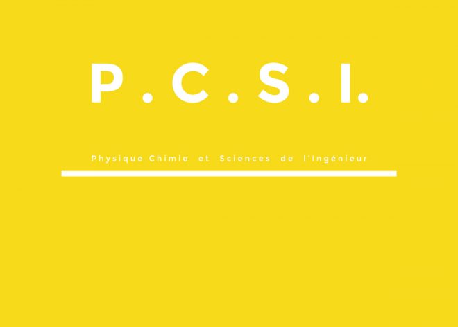 Image - P.C.S.I, Physique Chimie et Sciences de l&rsquo;Ingénieur